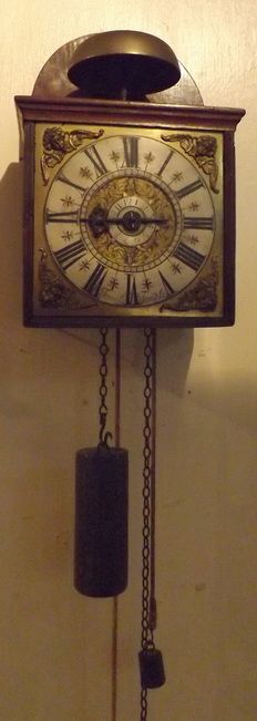 Rare Verge Hooded Wall Clock, Townley Temple Cloud