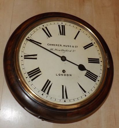 English Dial Clock by Camerer & Kuss, London
