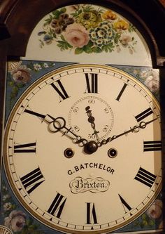 fig 1. Antique Longcase Grandfather Clock Batchelor Brixton