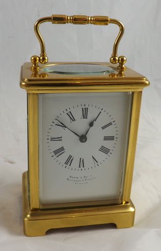 French Brass Carriage Clock