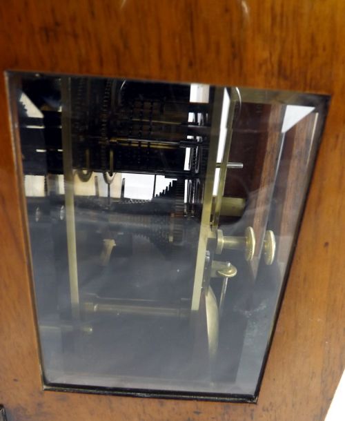 fig 1. English Fusee Mantel Clock by Barraud & Lunds 