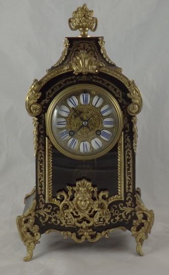 French Boulle Mantle Clock