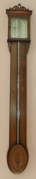 Georgian Stick Barometer Punchion Leeds
