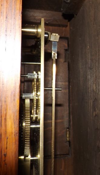 fig 1. Welsh Fusee Dial Clock