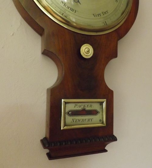 fig 1. William IV Barometer Packer Newbury