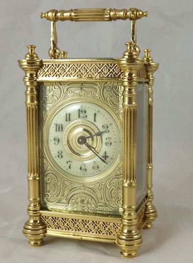 Decorative French Carriage Clock