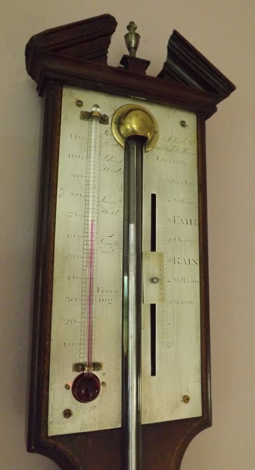 fig 1. A fine Georgian stick barometer by Poncione Colomba