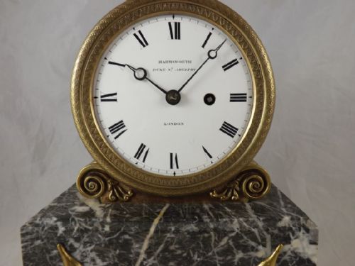 fig 1. English Regency Fusee Mantel Clock