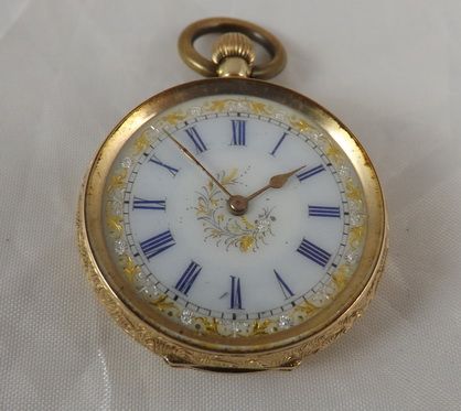 Gold Ladies Pocket Watch