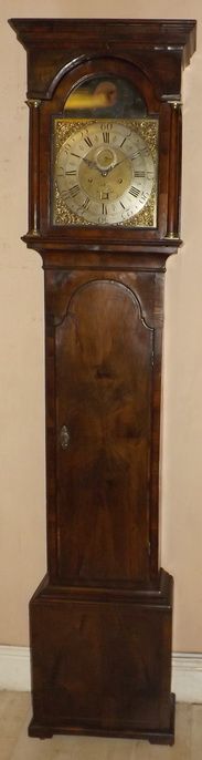 A Fine Quality Georgian Walnut Longcase Clock by Webb Bristol