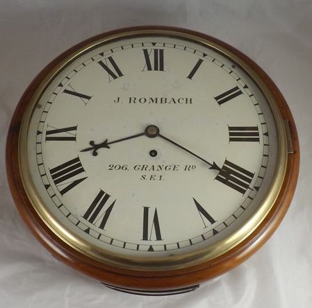 London Fusee Dial Clock by Rombach