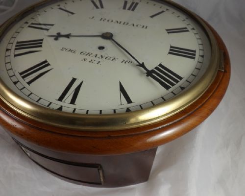 fig 1. London Fusee Dial Clock by Rombach