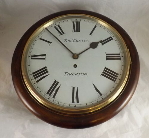 Fusee Dial Clock by Comley of Tiverton