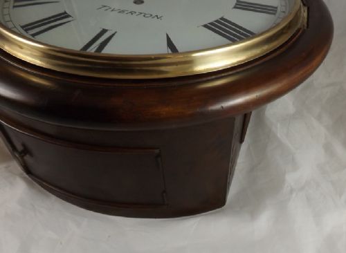 fig 1. Fusee Dial Clock by Comley of Tiverton