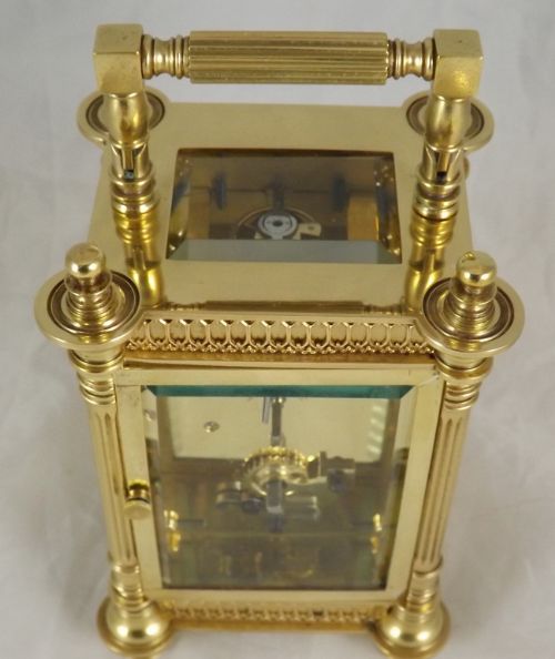 fig 1. Fretted Dial Carriage Clock