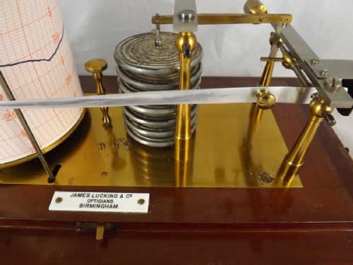 fig 1. English Barograph by Lucking, Birmingham