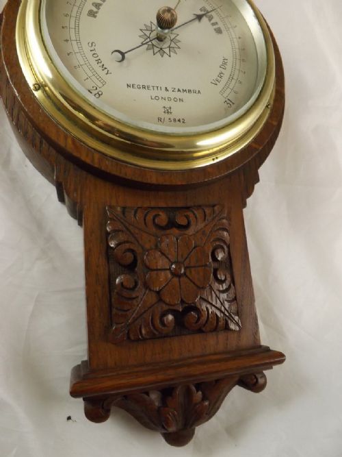 fig 1. Aneroid Barometer by Negretti & Zambra