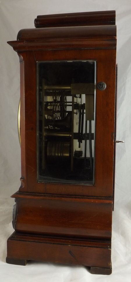 fig 1. Welsh Fusee Bracket Clock by Hennessy, Swansea