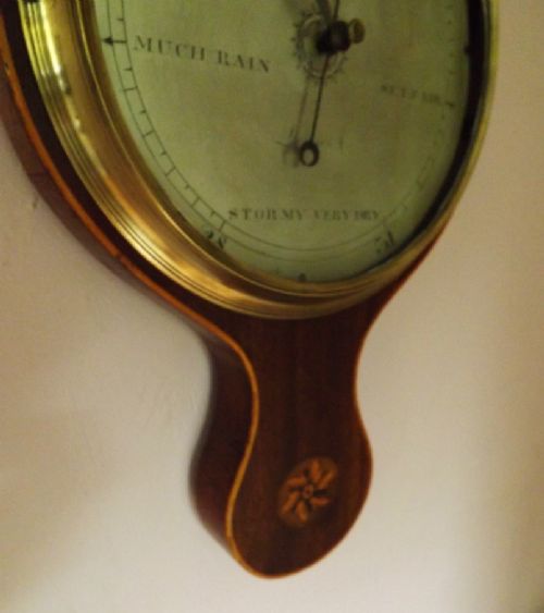 fig 1. London Georgian Mercury Wheel Barometer