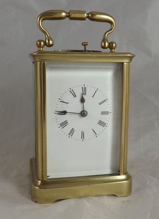 French Bell Striking and Repeating Carriage Clock