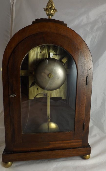 fig 1. James Murray, London Georgian Twin Fusee Bracket clock.