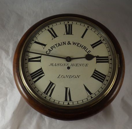 Fusee Dial Clock by Capitain & Wehrle