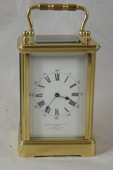 fig 1. An Earlier Carriage Clock by A. Golay