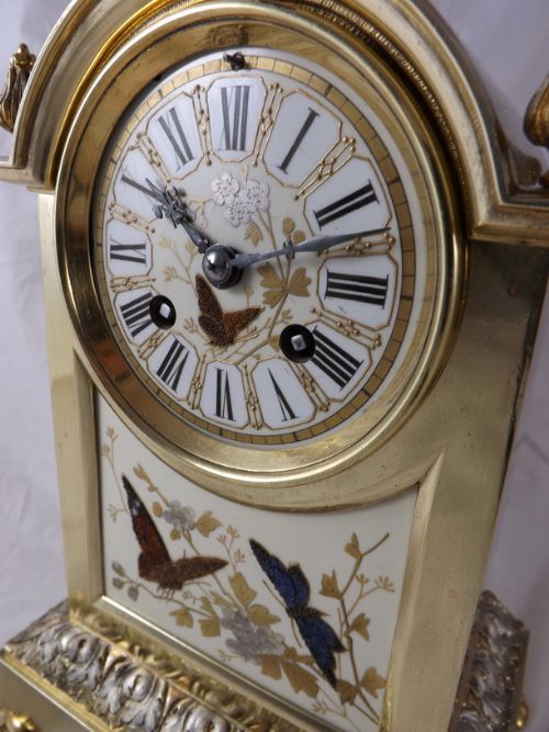 fig 1. A good quality French mantel clock by Achille Brocot