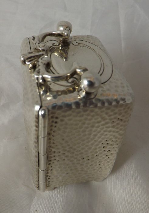 fig 1. Miniature Victorian Silver Carriage Clock