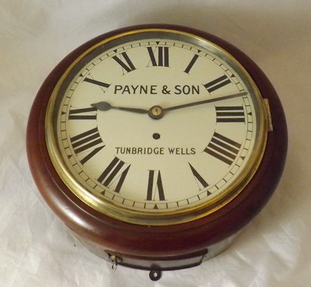 A Small 10" Fusee Dial Clock