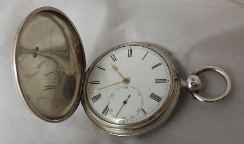 English Silver Pocket Watch, Strand, London