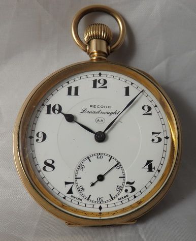 Swiss Gold Plate Pocket Watch