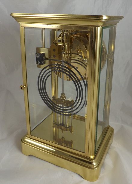 fig 1. French Four Glass Mantel Clock
