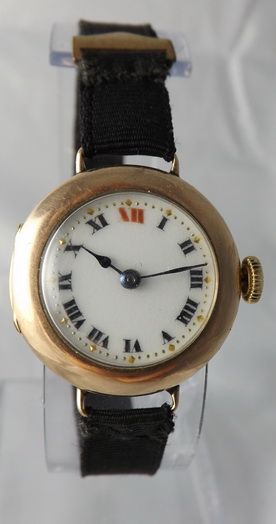 Ladies 9ct Gold 1920 Wristwatch