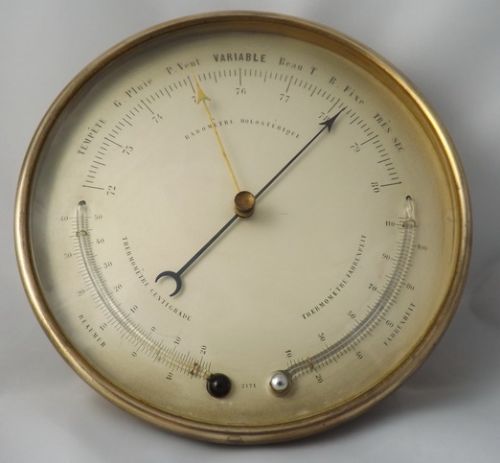 French Aneroid Barometer