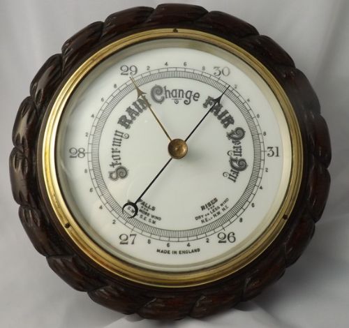 Aneroid Circular Rope Twist Barometer