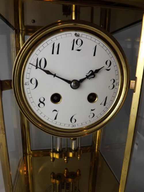 fig 1. French Four Glass Mantel Clock