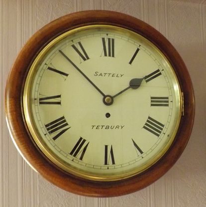 English Fusee Dial Clock