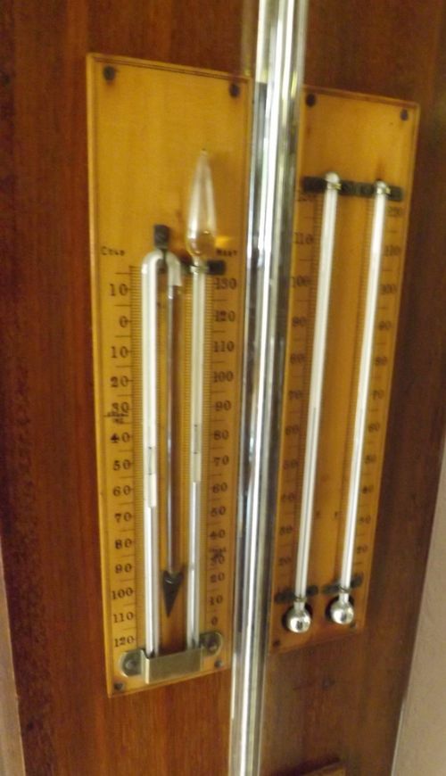 fig 1. Unusual Board Barometer by Robert, London