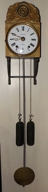 French Comptoise Clock by Frinault of Redon