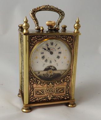 Hebdomas Carriage Clock