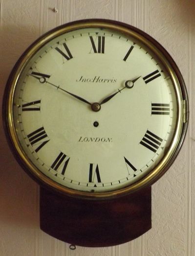 Georgian Convex Dropdial Fusee Harris London