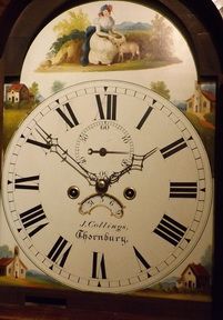 fig 1. Grandfather Clock Collings of Thornbury