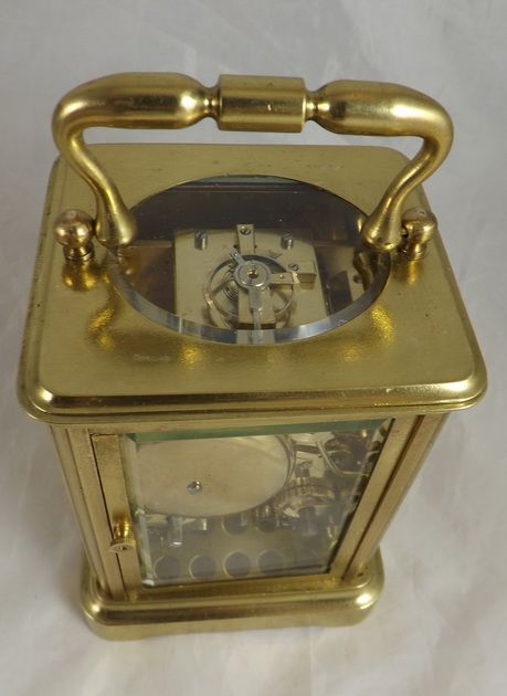 fig 1. Antique French Bell Strike Carriage Clock