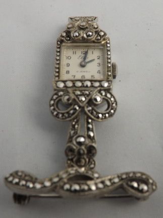 fig 1. Ladies Art Deco Brooch Watch