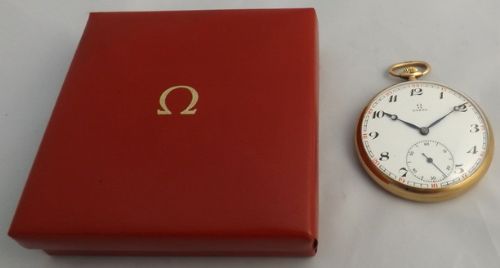 9k Gold Omega Pocket Watch 1965