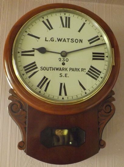 Drop Dial Fusee Wall Clock Watson London