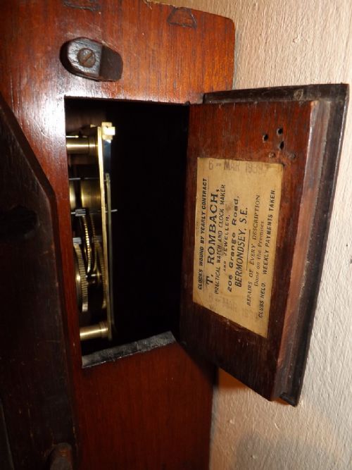 fig 1. English Fusee Dial Clock by J Rombach