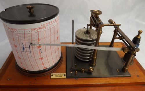 fig 1. English Barograph by Short and Mason