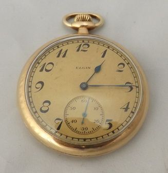 Gold Plated Elgin Pocket Watch